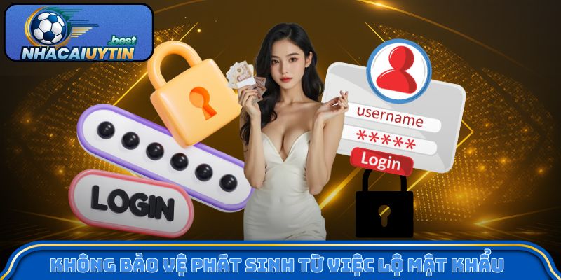 Điều khoản điều kiện không bảo vệ rủi ro phát sinh từ việc lộ mật khẩu